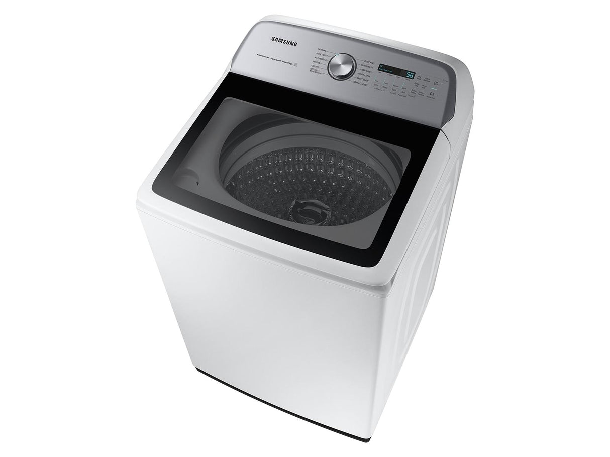 5.5 cu. ft. Extra-Large Capacity Smart Top Load Washer with Super Speed Wash in White