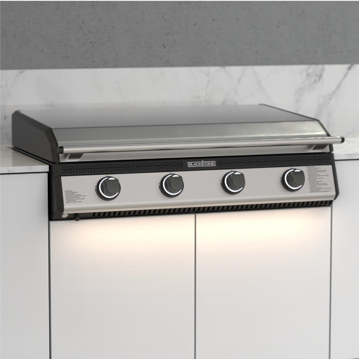 36" Drop-in Griddle with Hood