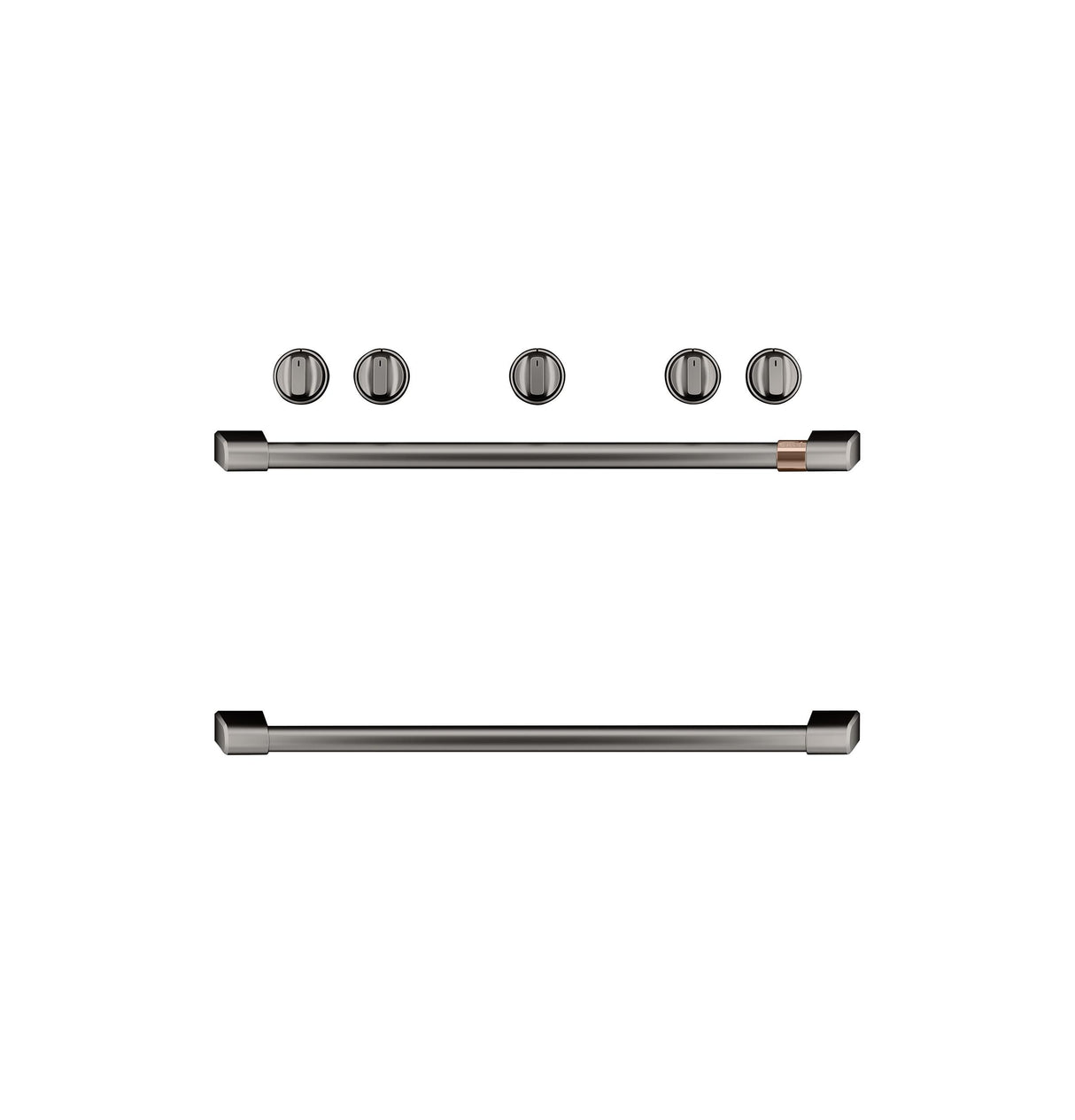 Café™ Freestanding Gas Knobs and Handles - Brushed Black