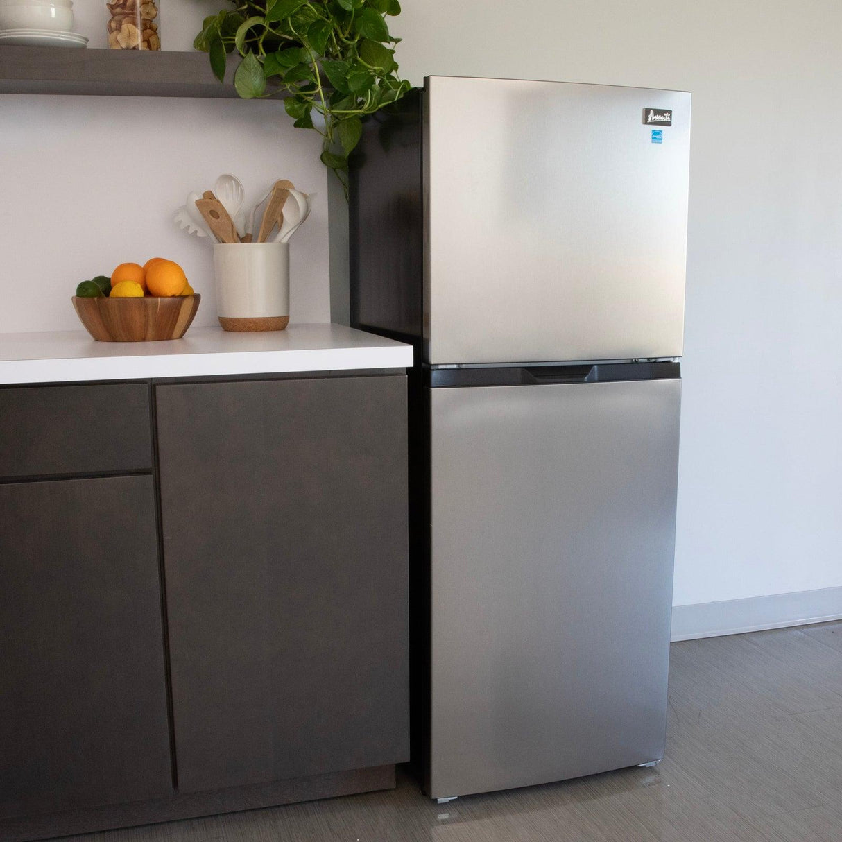 Avanti 7.0 Cu. Ft. Apartment Size Refrigerator - Stainless Steel