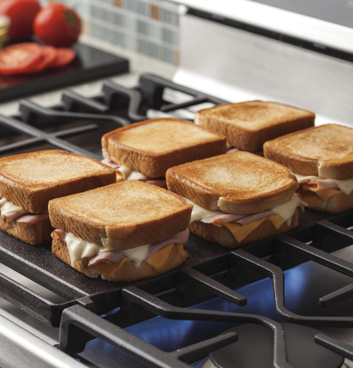 GE Profile™ Series 30" Free-Standing Gas Double Oven Convection Range