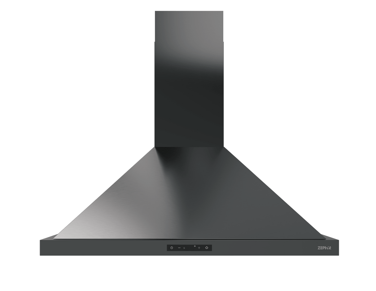 Ombra, Wall, 30", Black SS, 600 CFM