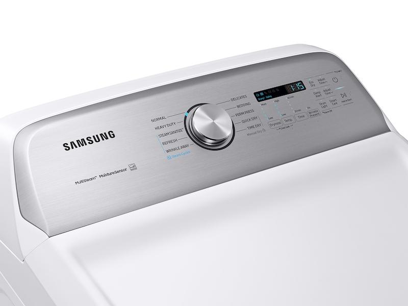 7.4 cu. ft. Gas Dryer with Steam Sanitize+ in White