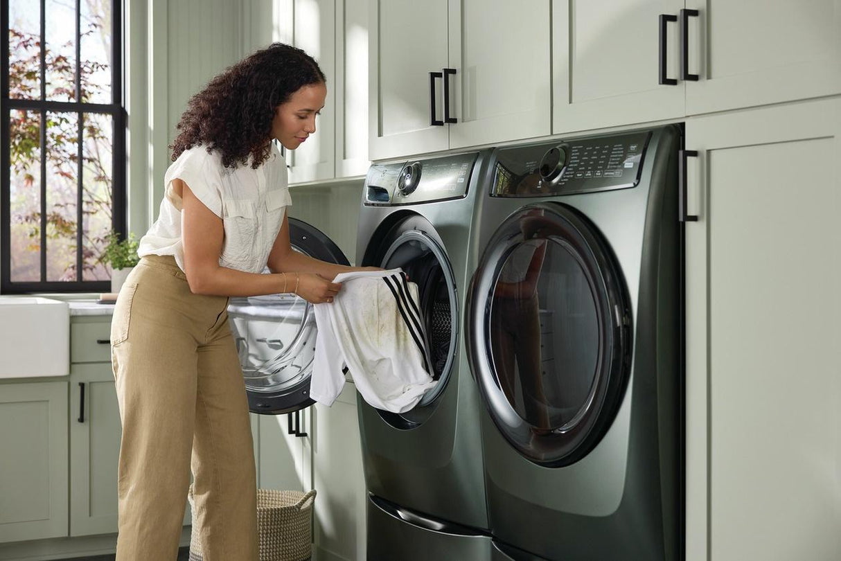 Front Load Perfect Steam™ Electric Dryer with Balanced Dry™ and Instant Refresh - 8.0 Cu. Ft.
