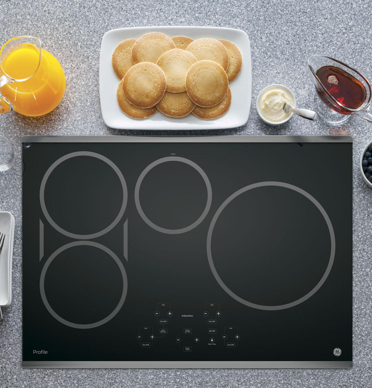 GE Profile™ 30" Built-In Touch Control Induction Cooktop