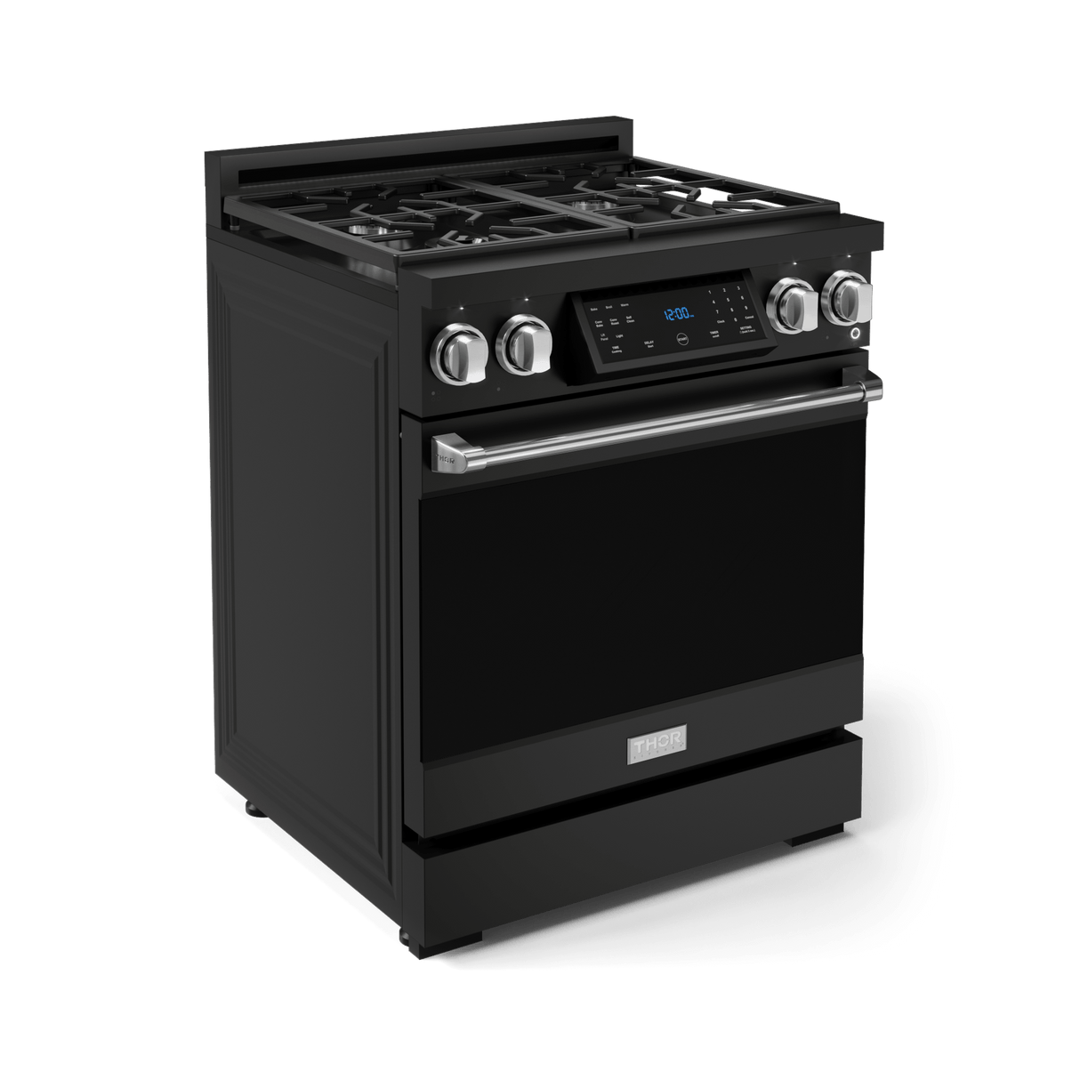 30 Inch Professional Lp Range With Tilt Panel Touch Control In Matte Black/stainless Steel Gordon Ramsay Series