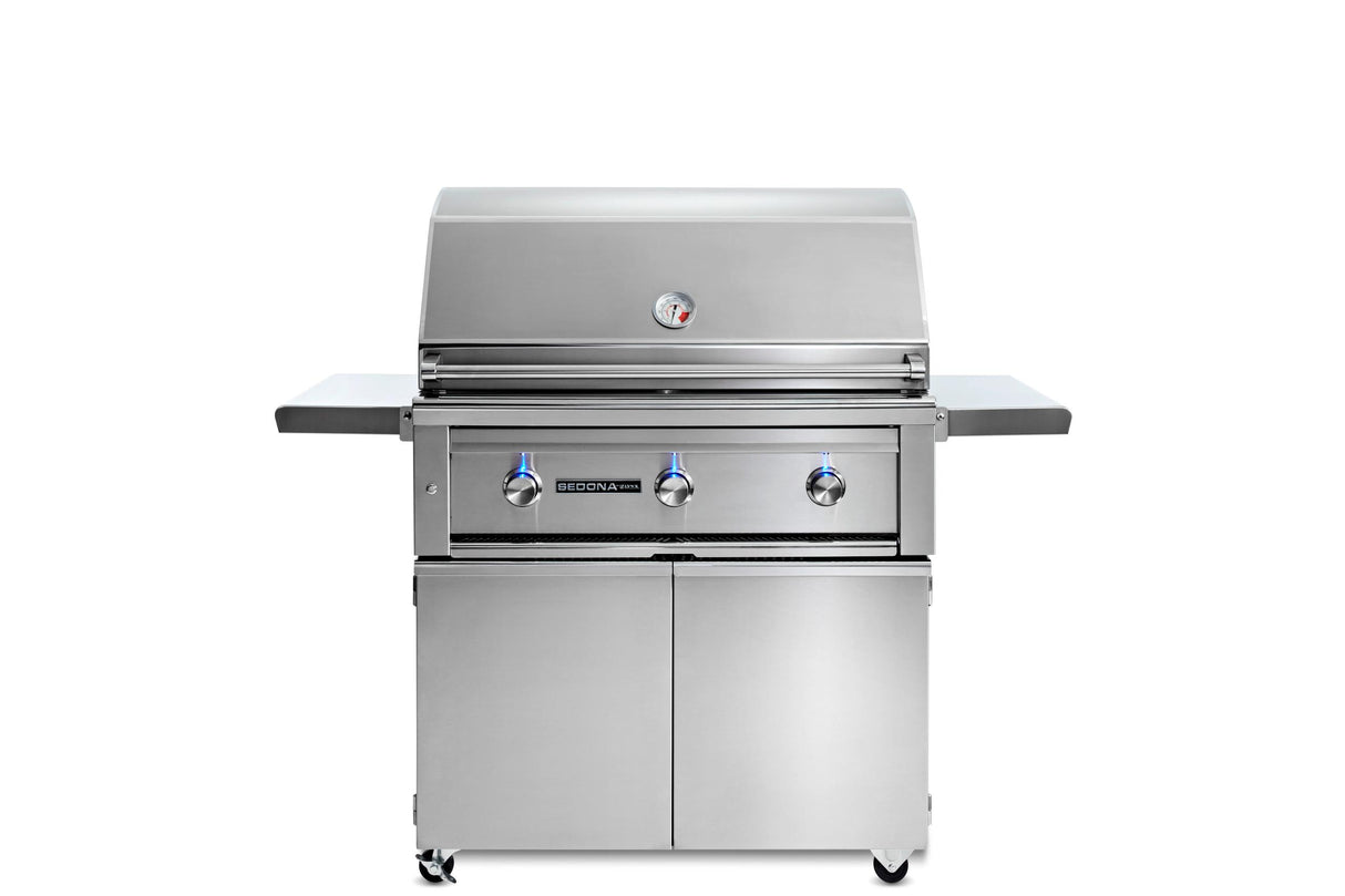 36" Sedona by Lynx Freestanding Grill with 2 Stainless Steel Burners and ProSear Burner, NG