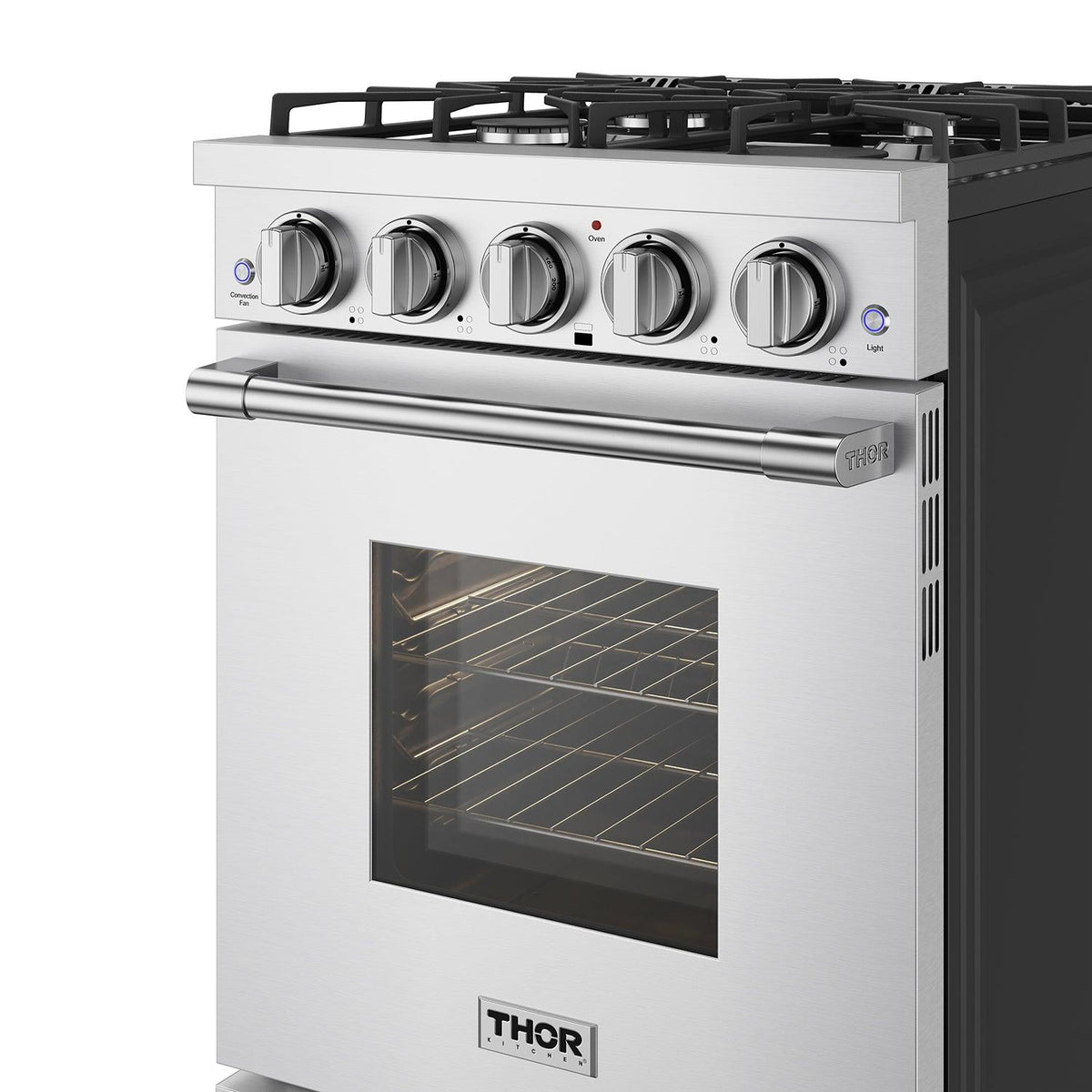 24 Inch S Series Professional Gas Range - Stainless Steel