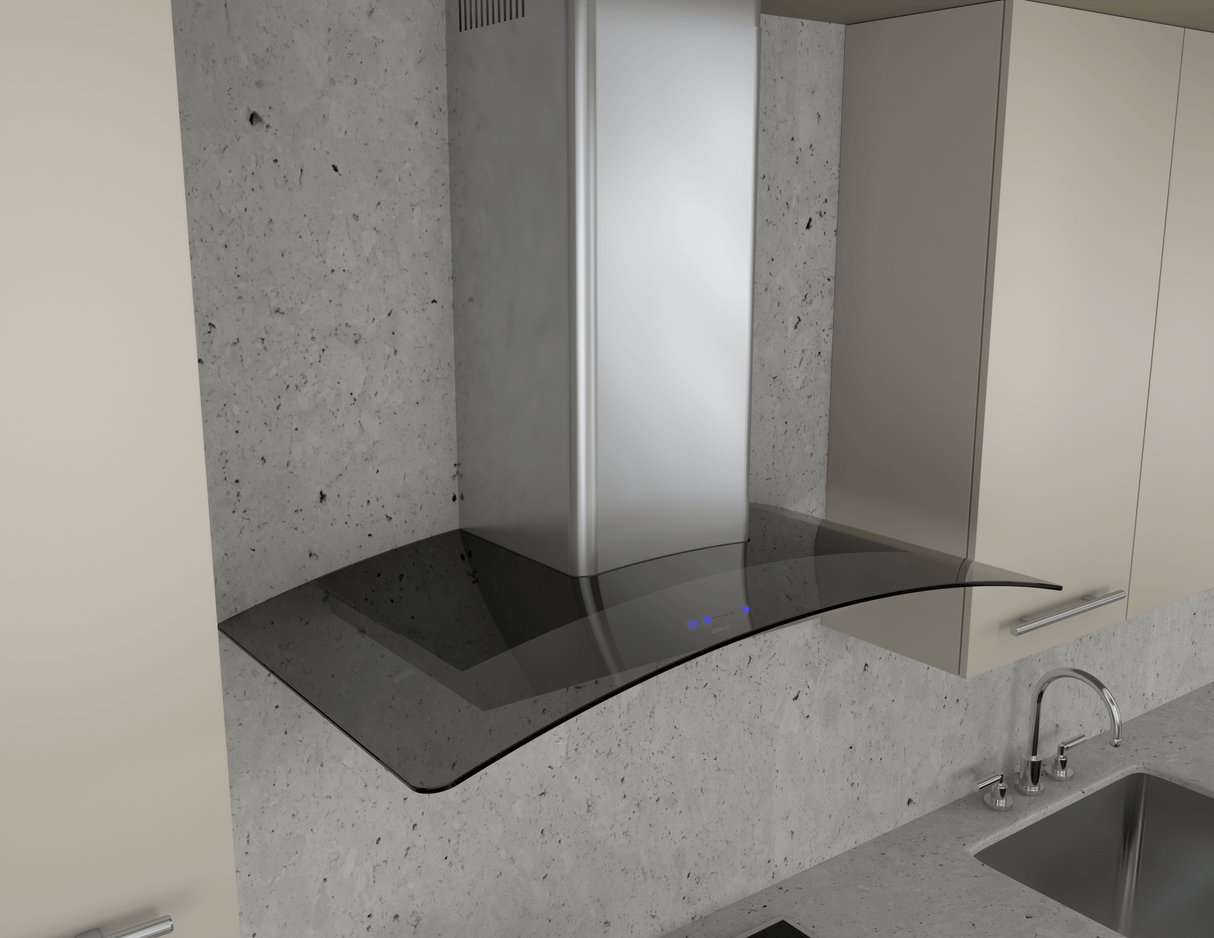 Ravenna, Wall, 30", SS+Clear Glass, ACT