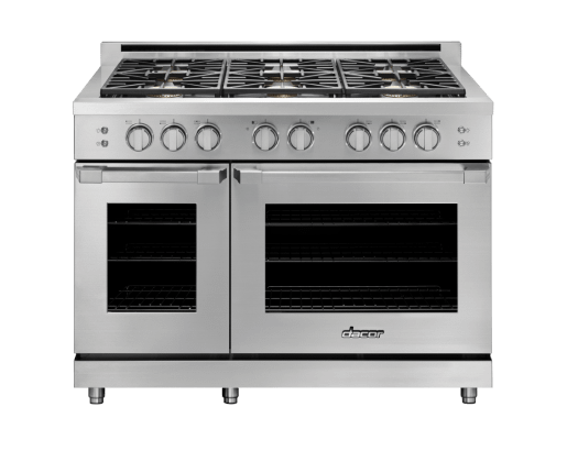 Gas Pro Range, Silver Stainless Steel, Natural Gas
