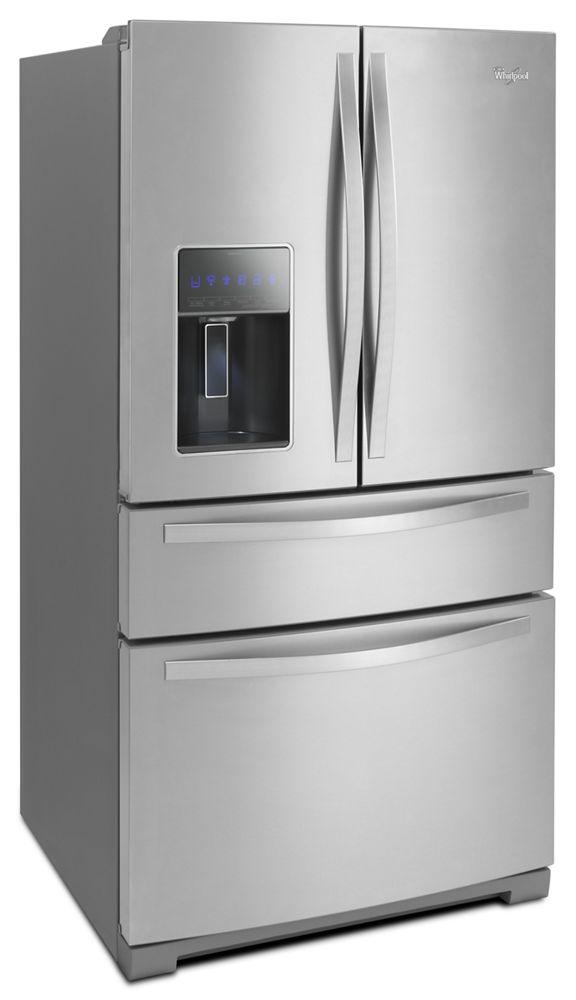 36-inch Wide 4-Door Refrigerator with More Flexible Storage