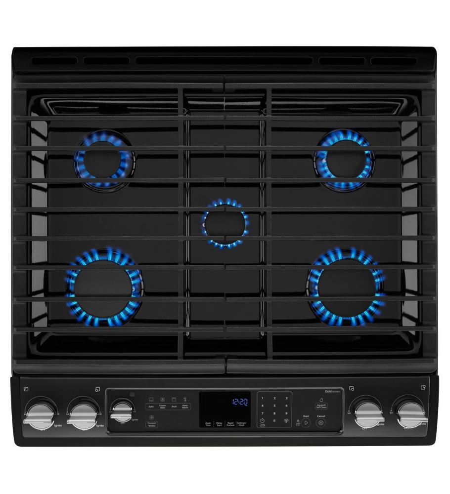 5.8 cu. ft. Front-Control Gas Range Plus True Convection