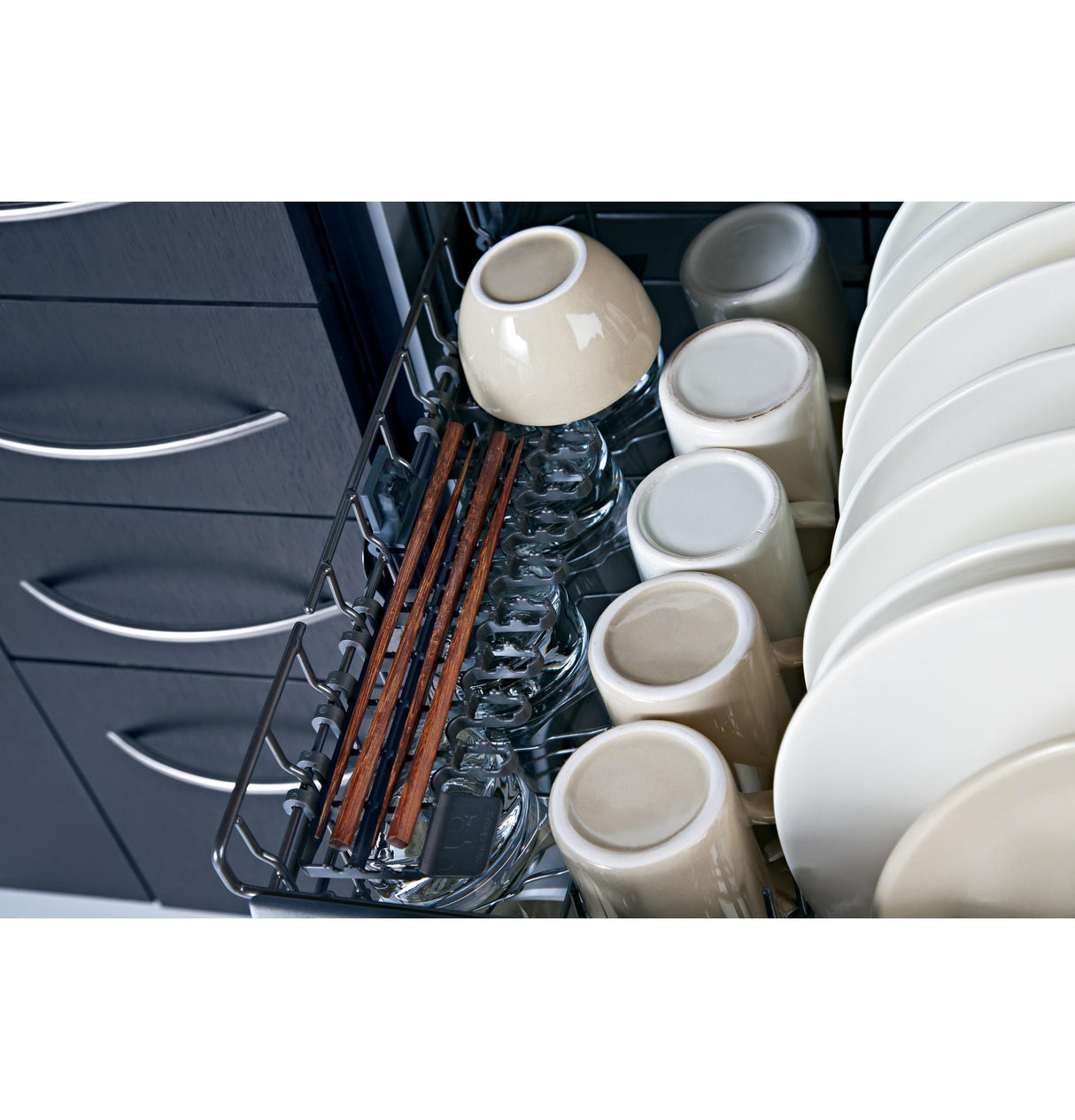 GE® Dishwasher with Front Controls