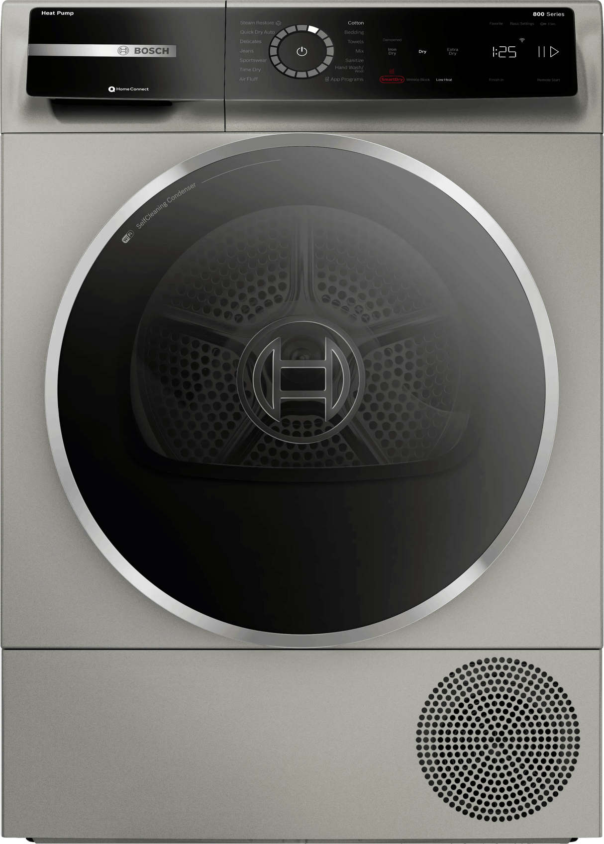 800 Series Heat Pump Dryer Pearl Steel