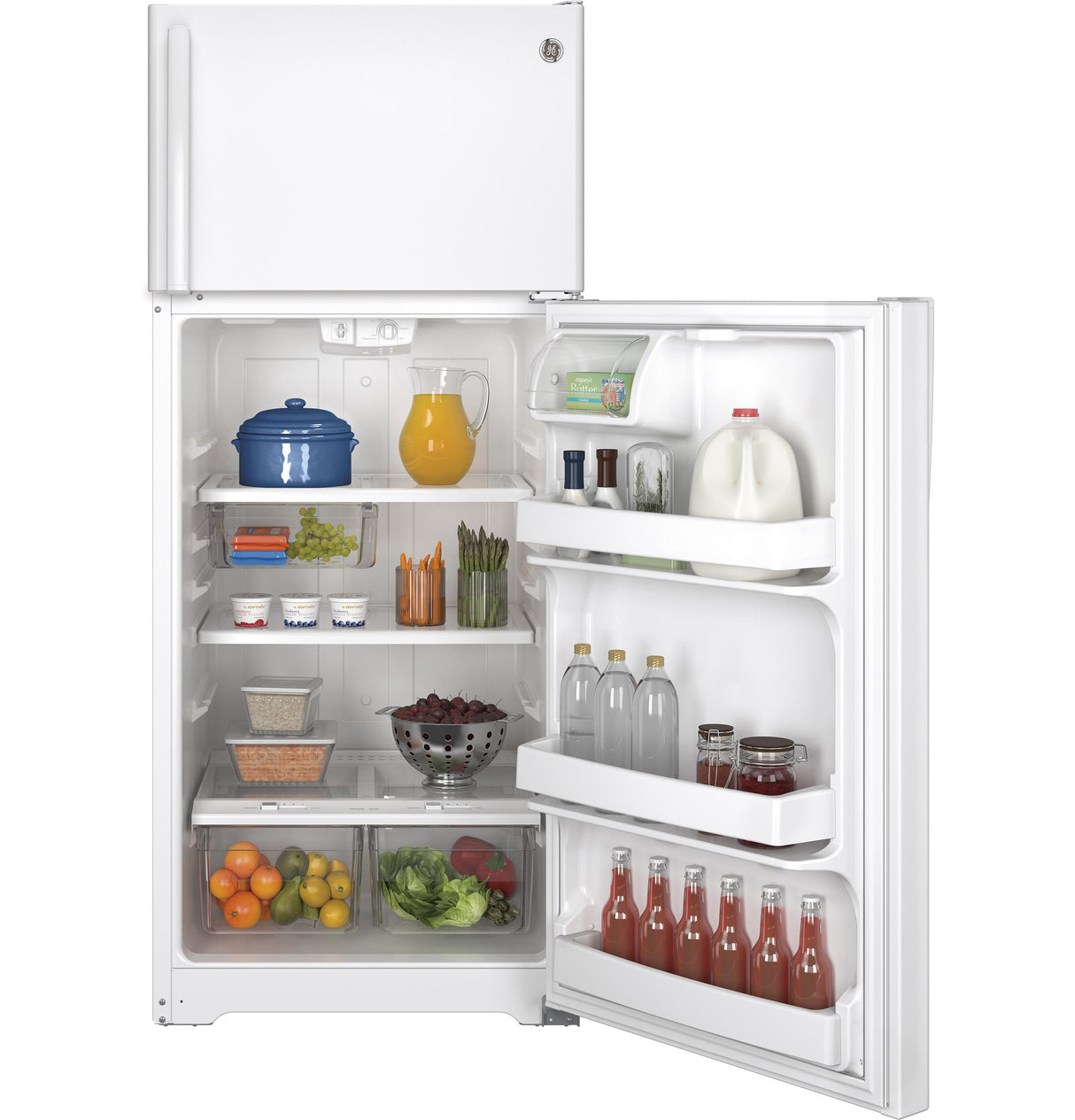 GE® ENERGY STAR® 17.5 Cu. Ft. Top-Freezer Refrigerator