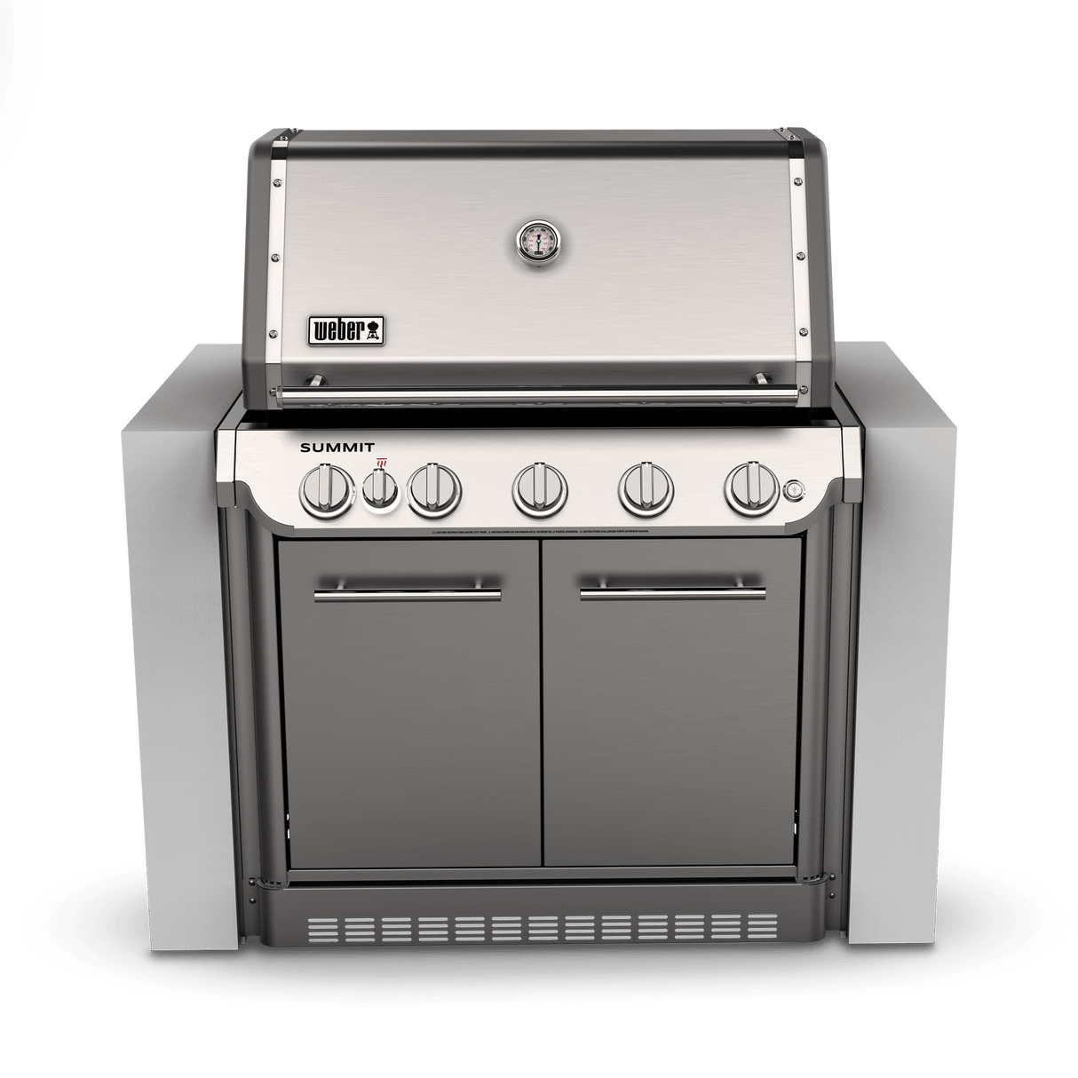 Summit® SB38 S Built-In Gas Grill (Natural Gas) - Stainless Steel