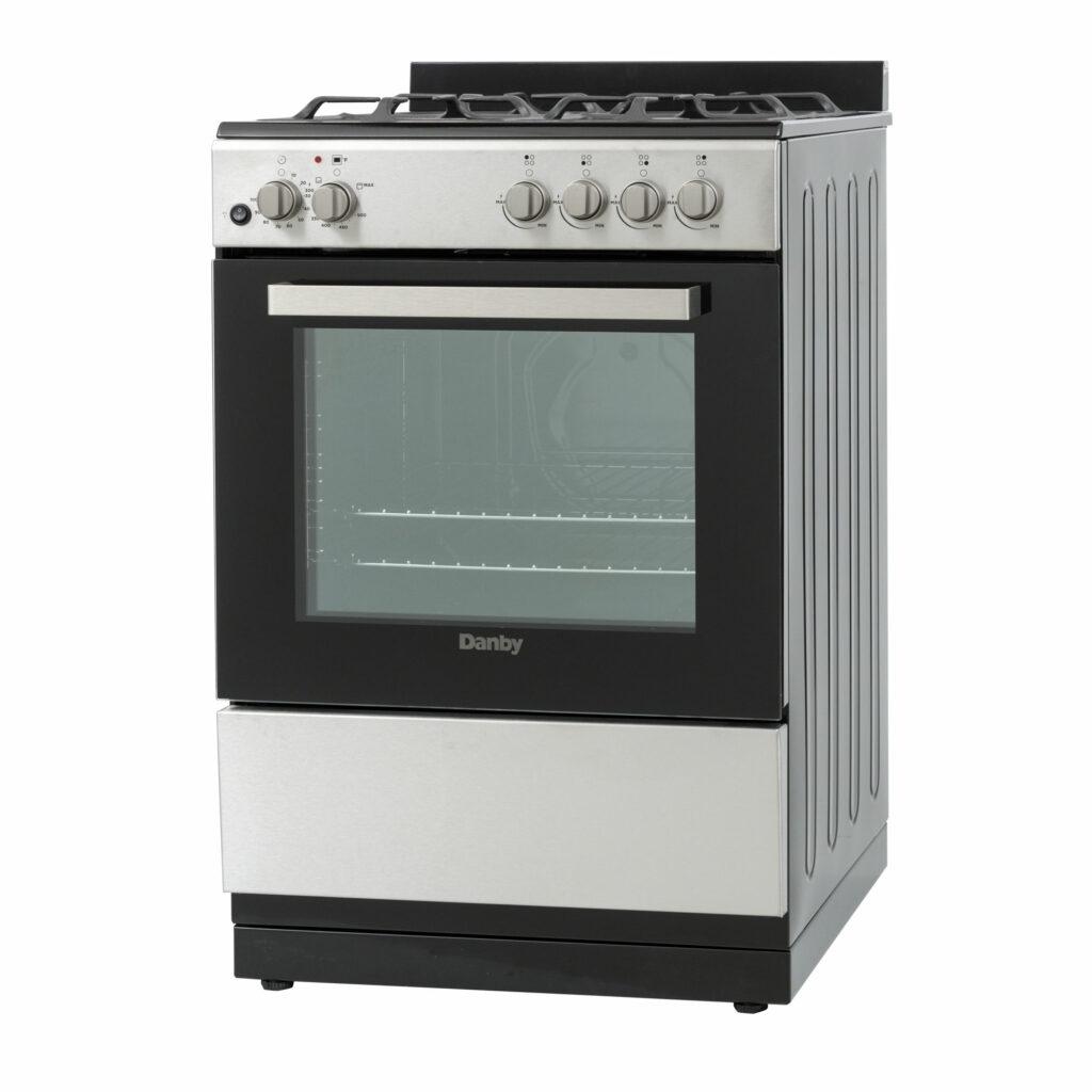 Danby 24" Wide Gas Range in Stainless Steel