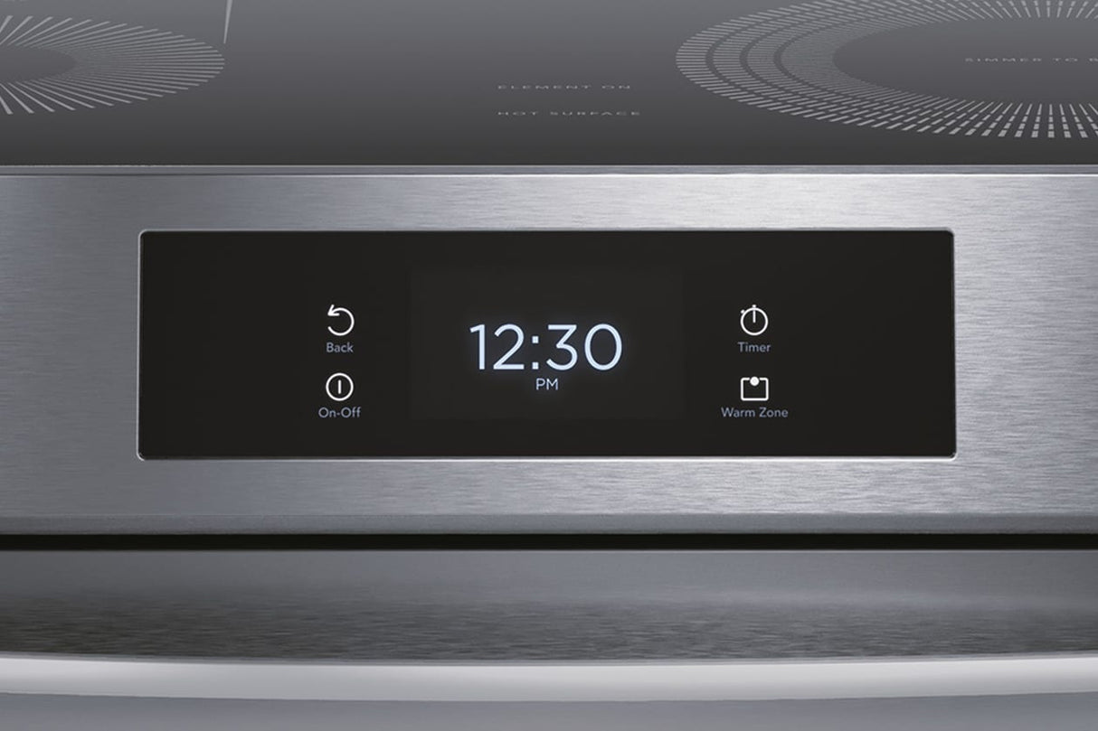 30" Front Control Electric Range with Total Convection