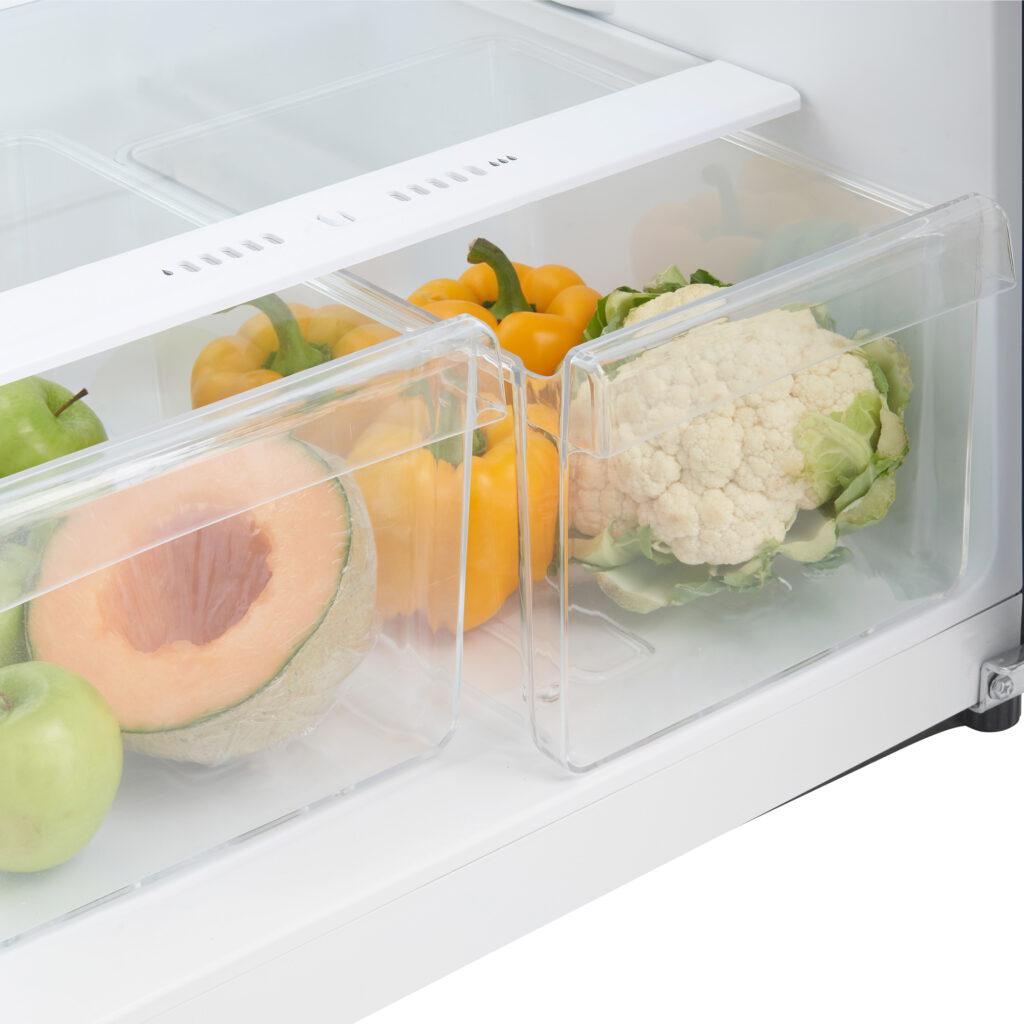 Danby 10.1 cu. ft. Top Mount Apartment Size Fridge in Stainless Steel Look