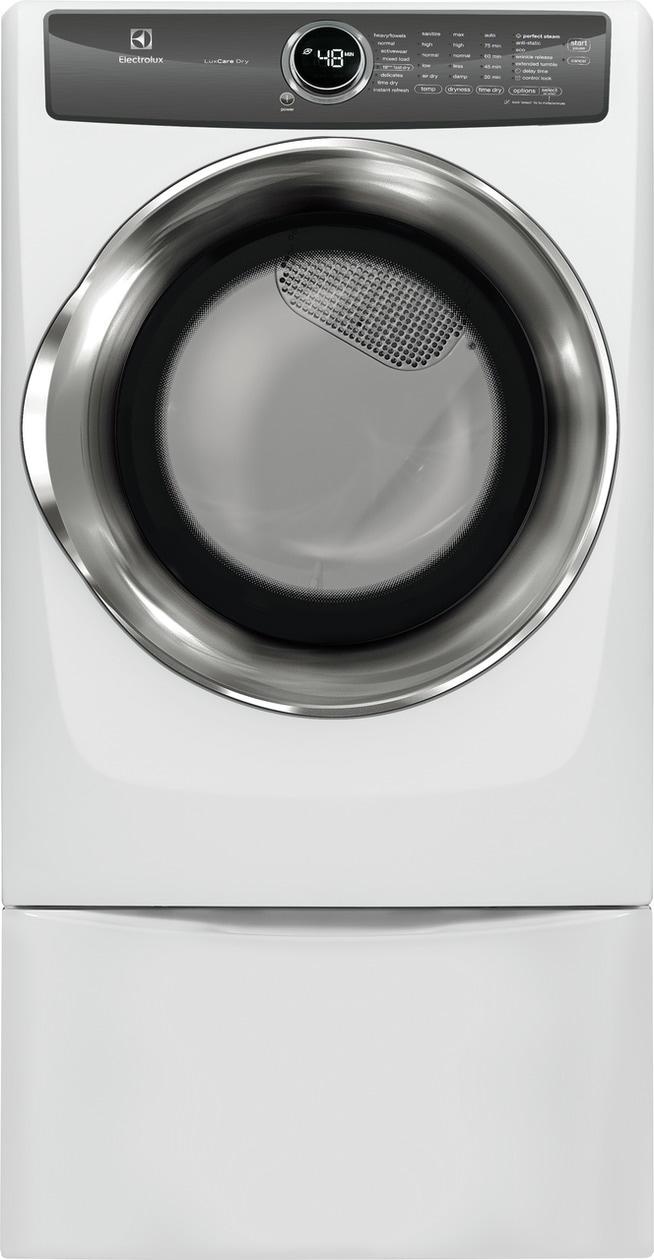 Electrolux Front Load Perfect Steam™ Electric Dryer with LuxCare® Dry and Instant Refresh - 8.0 Cu. Ft.