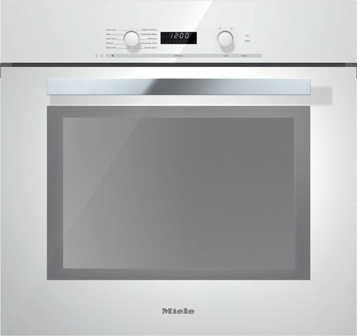 30" H 6280 BP PureLine Brilliant White DirectSelect Convection Oven