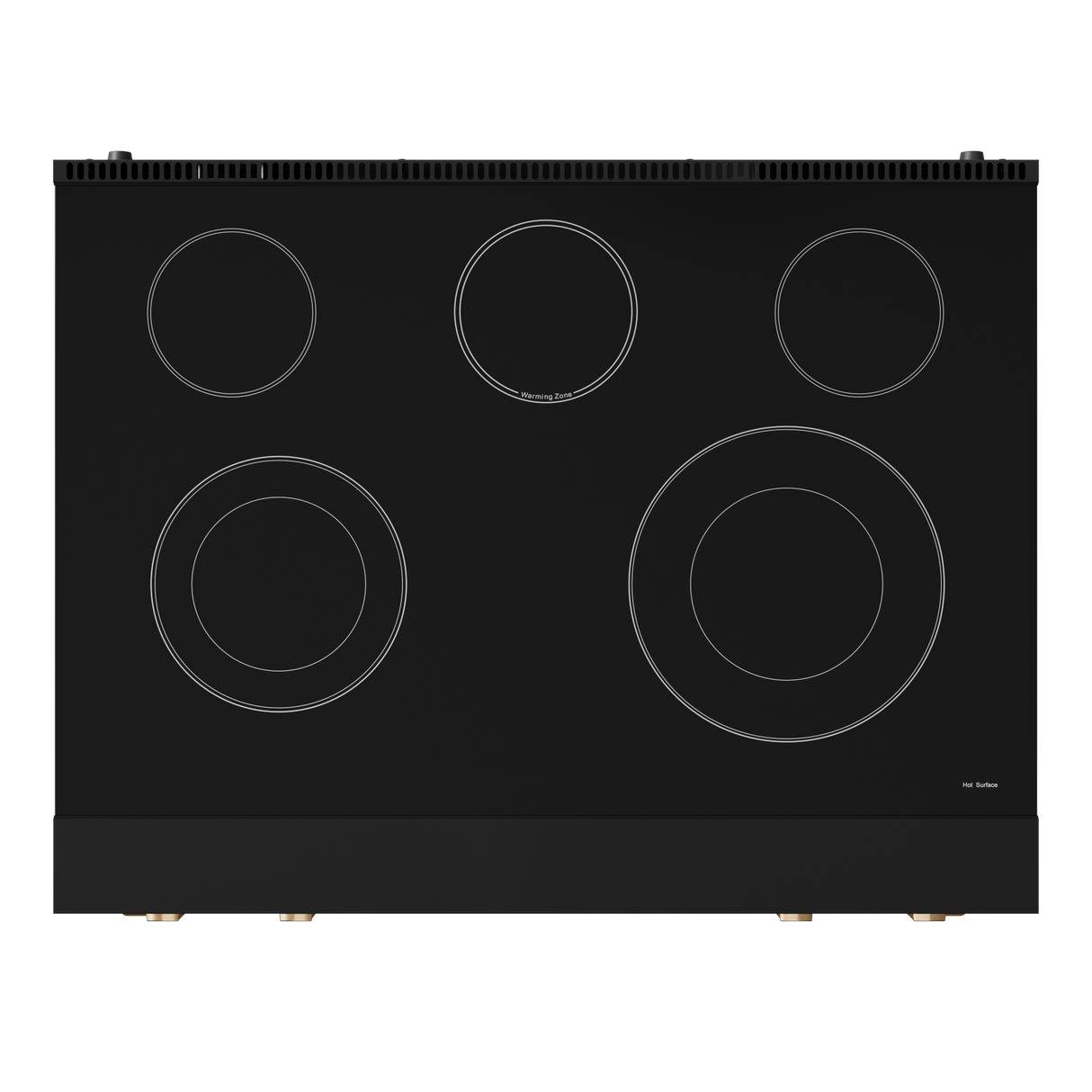 36 Inch Professional Electric Range With Tilt Panel Touch Control In Black/bronze Gordon Ramsay Series
