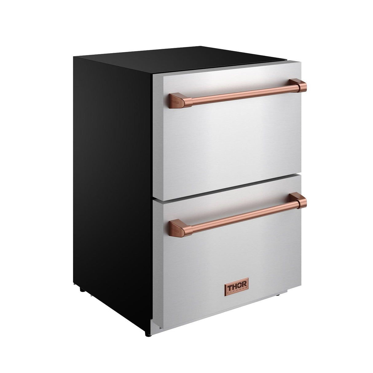 24 Inch Undercounter Built-in / Freestanding Drawer Freezer - Stainless Steel/rose Gold Gordon Ramsay Series
