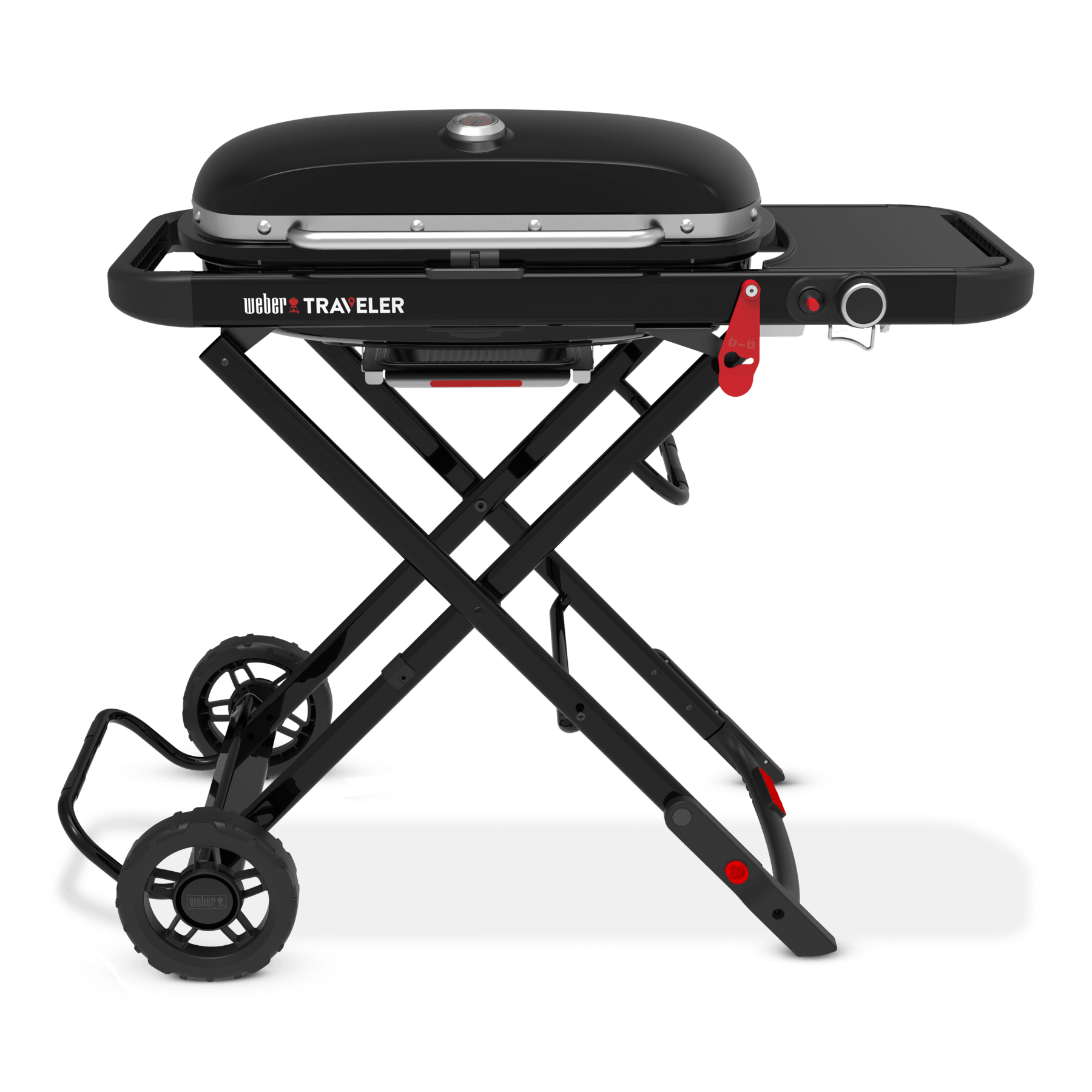 WEBER TRAVELER® Portable Gas Grill - Black