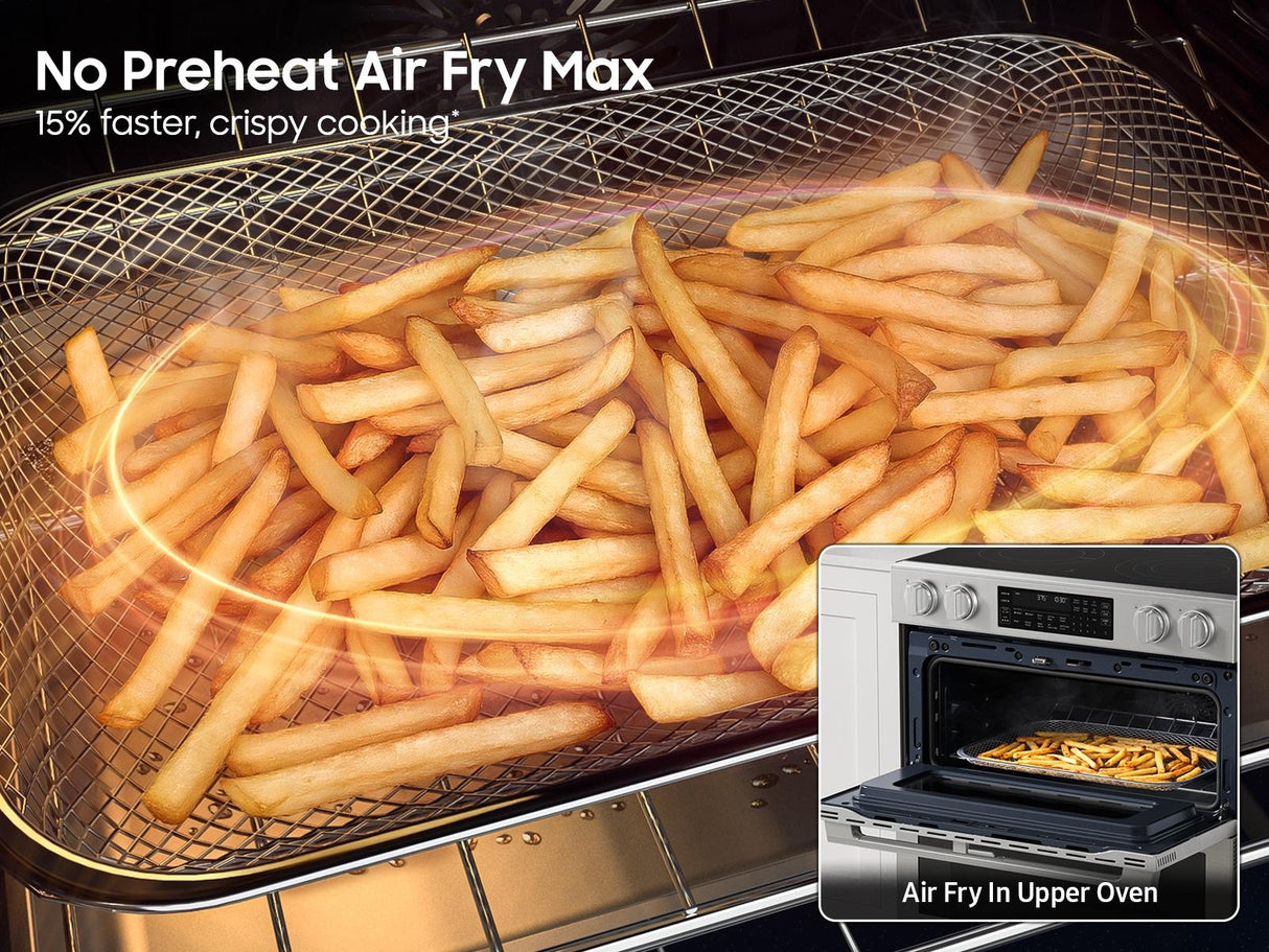 Bespoke Smart Slide-in Electric Range Flex Duo™ Oven Pro Style Design Dual True Convection