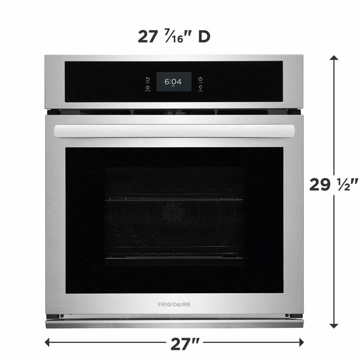 27" Single Electric Wall Oven with Fan Convection