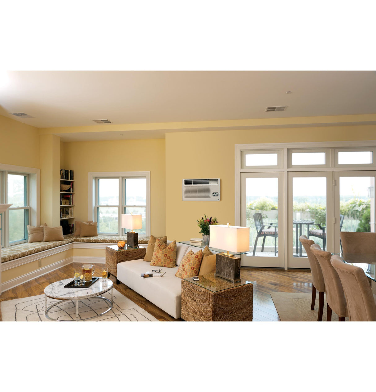 GE® 230/208 Volt Built-In Heat/Cool Room Air Conditioner