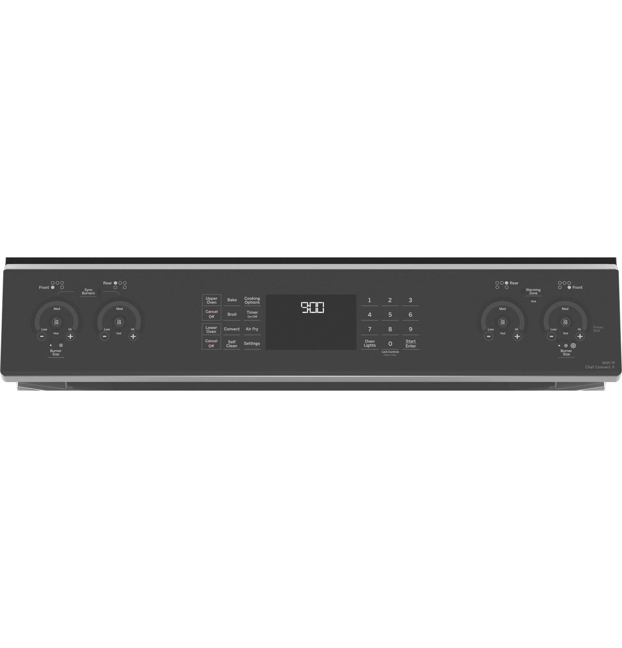 GE Profile™ 30" Smart Slide-In Electric Double Oven Convection Fingerprint Resistant Range