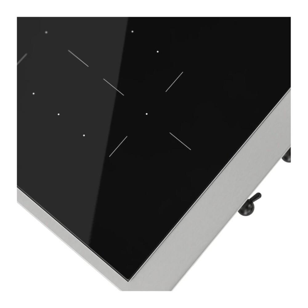 ILVE UHCPI486NSSB Nostalgie II 48 inch Built-In Induction Rangetop with 6 Elements, Stainless Steel (Burnished)