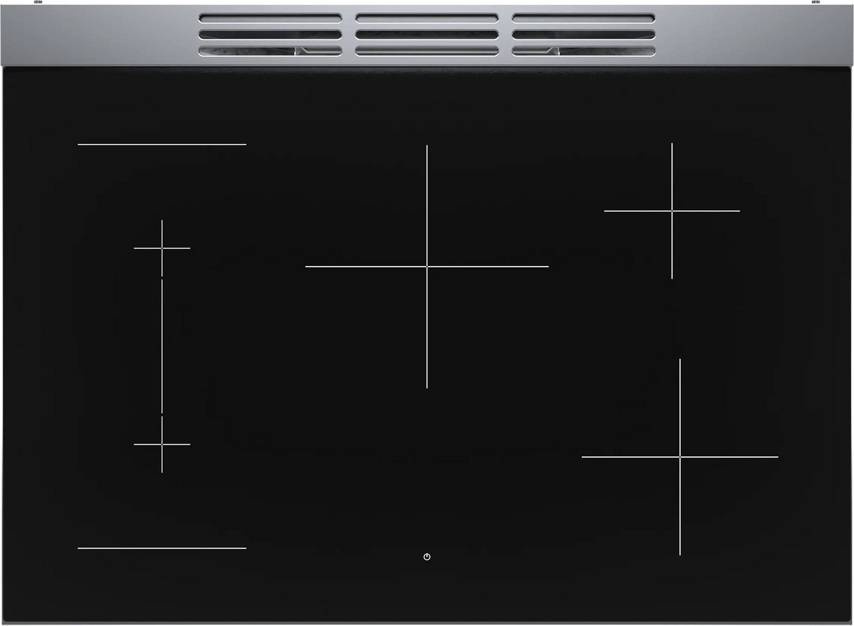 800 Series Induction freestanding range 36" Stainless Steel