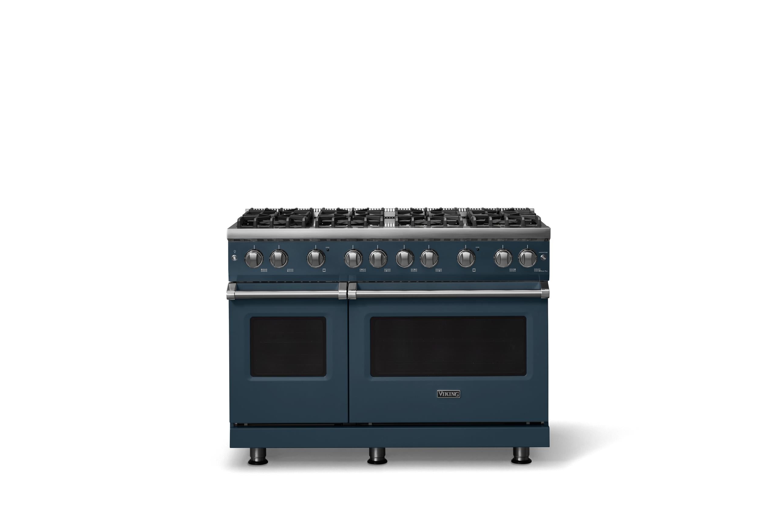 48"W. Sealed Burner Gas Range (Burner: 8b, Finish: Squall, Trim: Polished Chrome, Fuel: Propane)