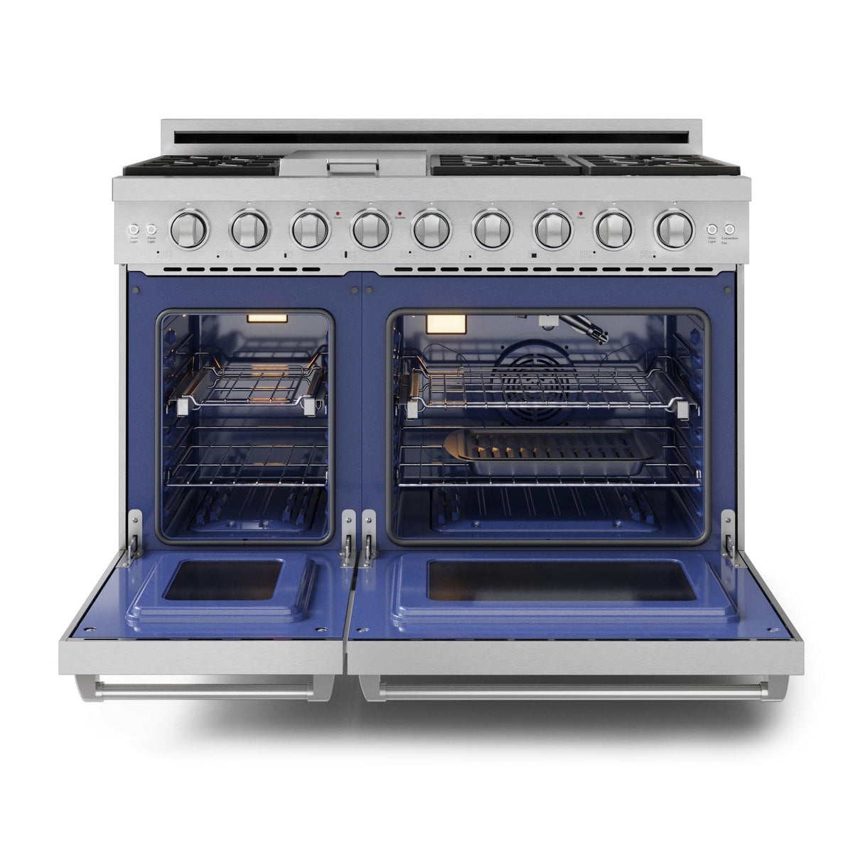 48 Inch Professional Gas Range With Pro-style Knobs In Stainless Steel Gordon Ramsay Series