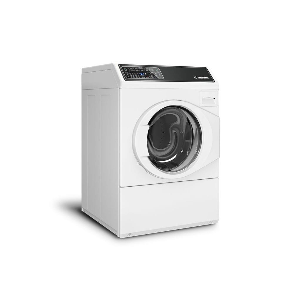 FF7 White Right-Hinged Front Load Washer with Sanitize 5-Year Warranty