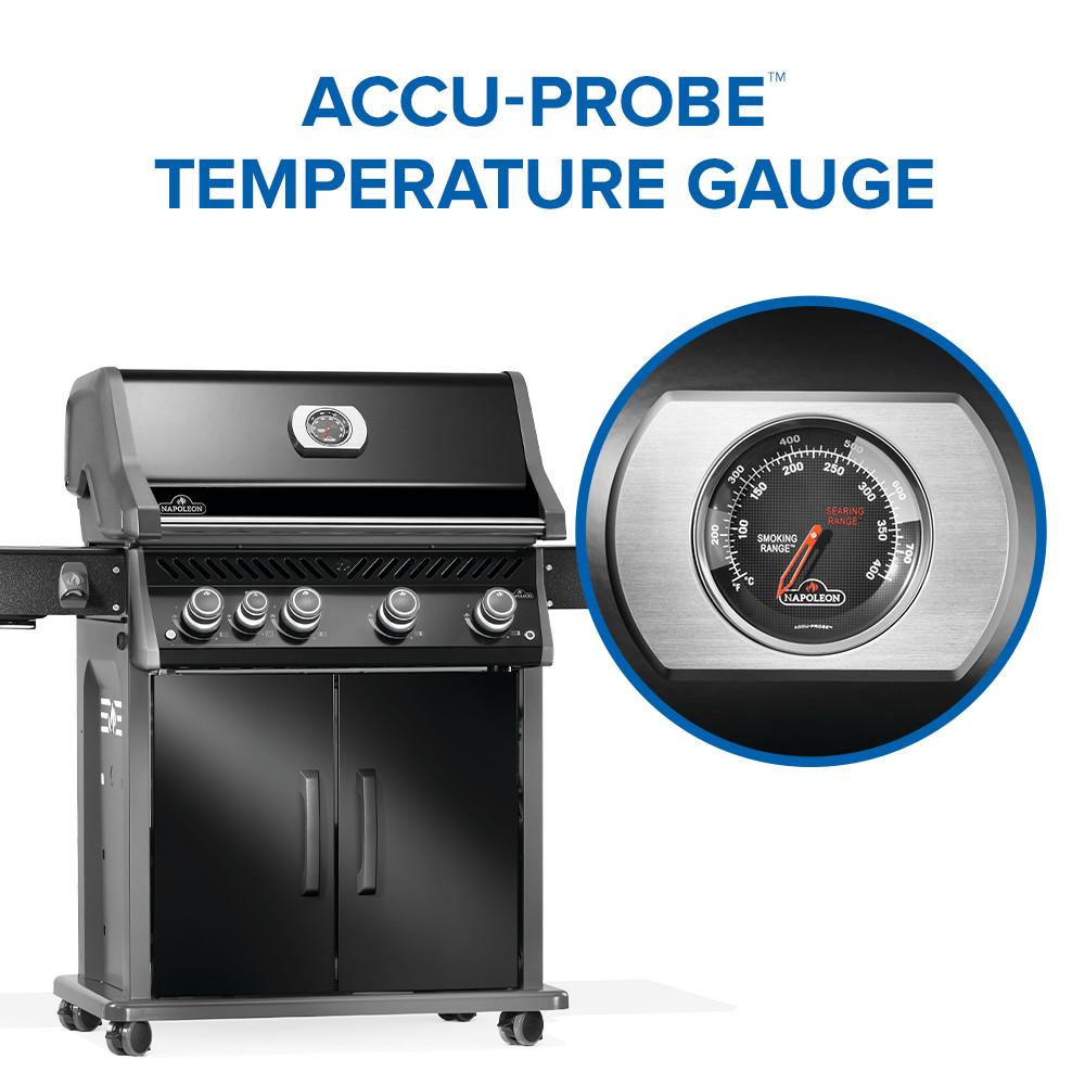 Rogue PRO 525 SIB with Infrared Side Burner , Propane, Black