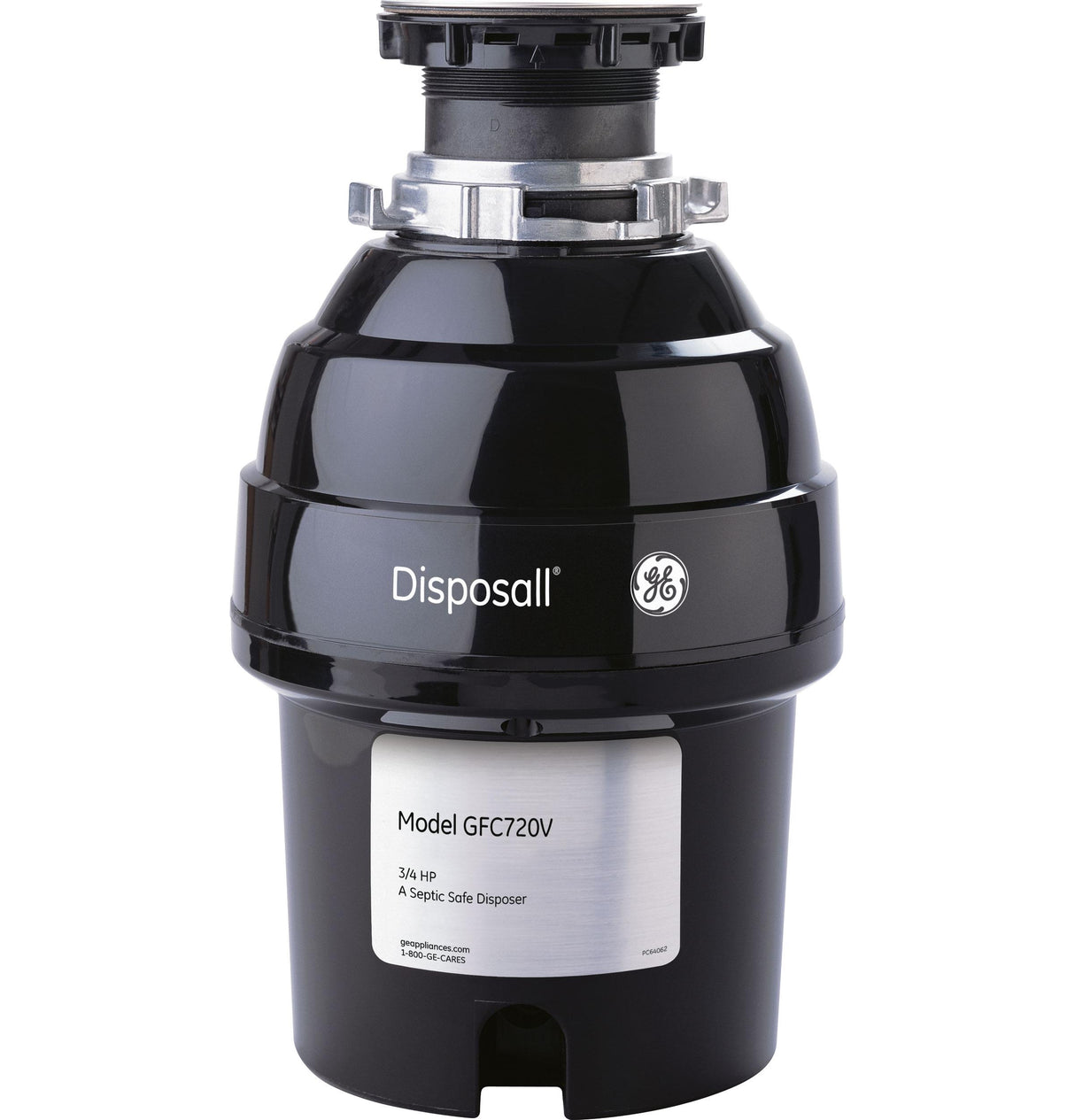 GE DISPOSALL® 3/4 HP Continuous Feed Garbage Disposer - Non-Corded