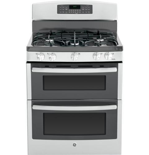 GE® 30" Free-Standing Gas Double Oven Range with Convection