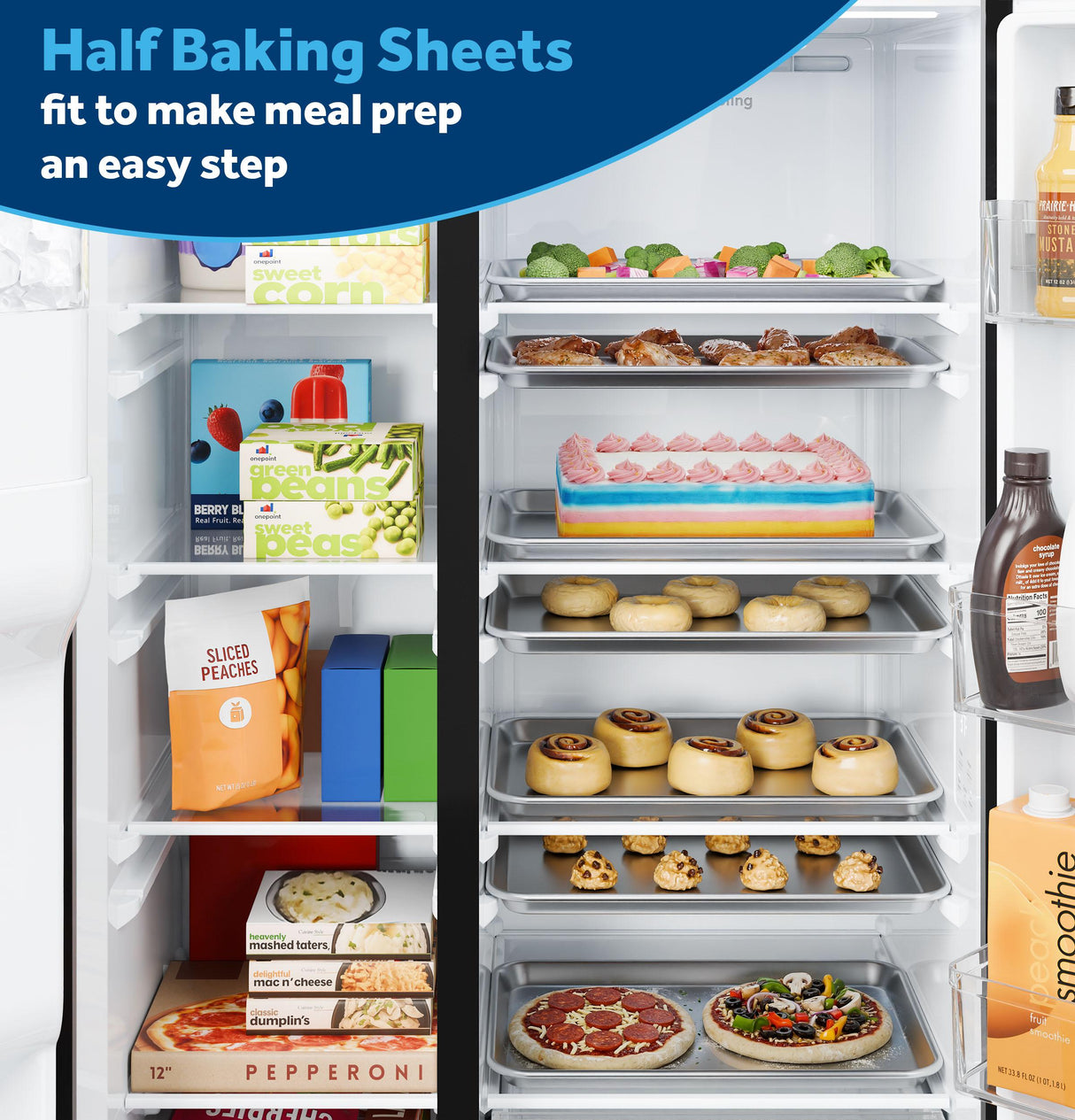 GE® ENERGY STAR® 27.9 Cu. Ft. Side-By-Side Refrigerator with Extra Tall Dispenser and In-Door Icemaker