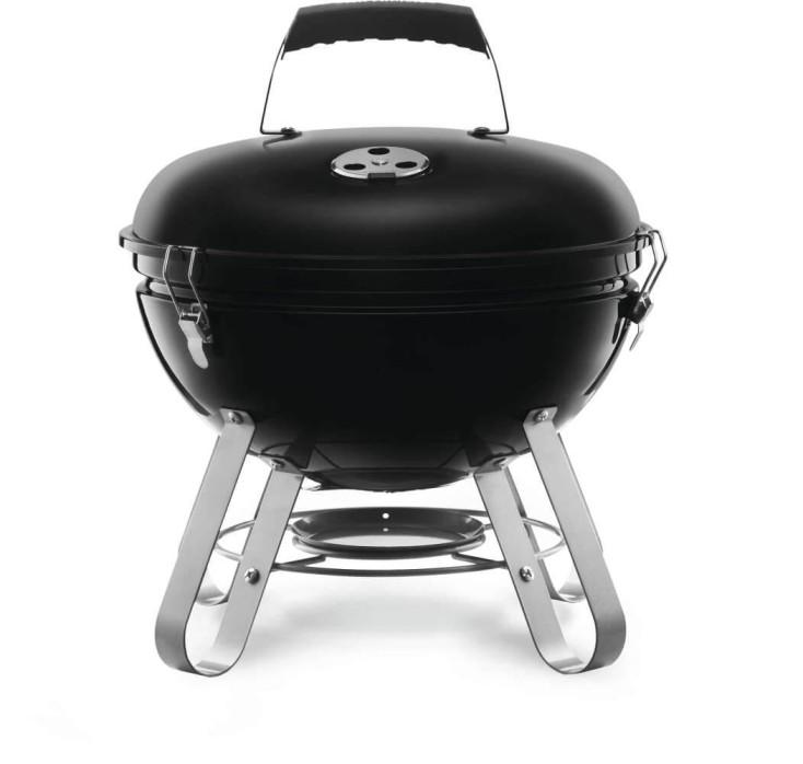 14 inch Portable Charcoal Kettle Grill , Charcoal, Black
