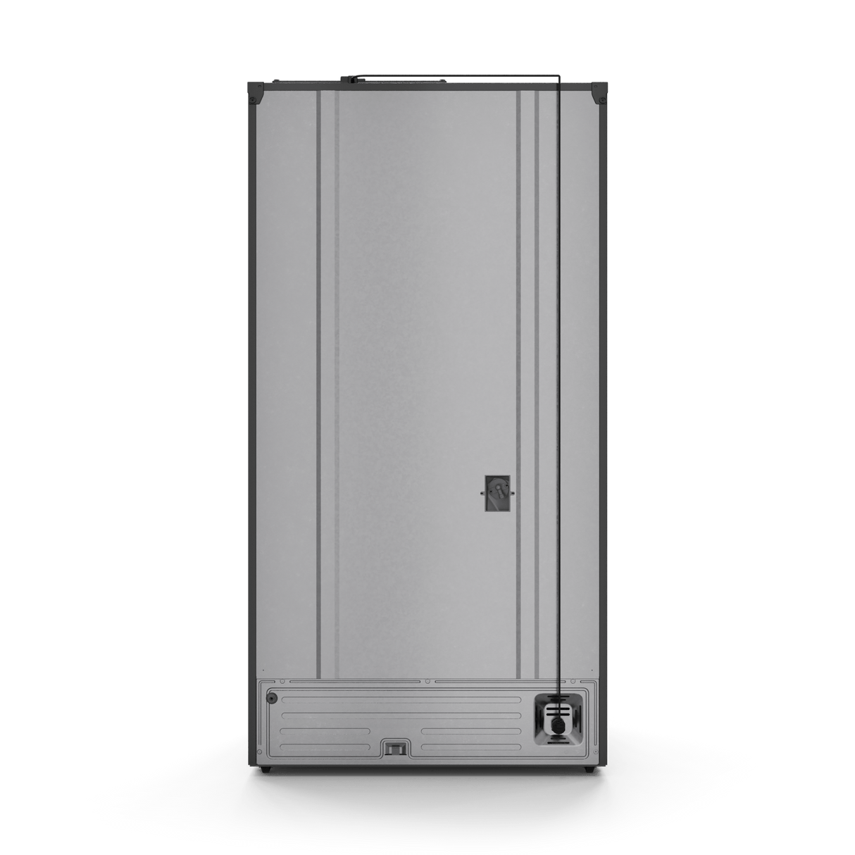 36 Inch 20.3 Cu Ft French Door Counter Depth Refrigerator With Ice Maker In Black Gordon Ramsay Series