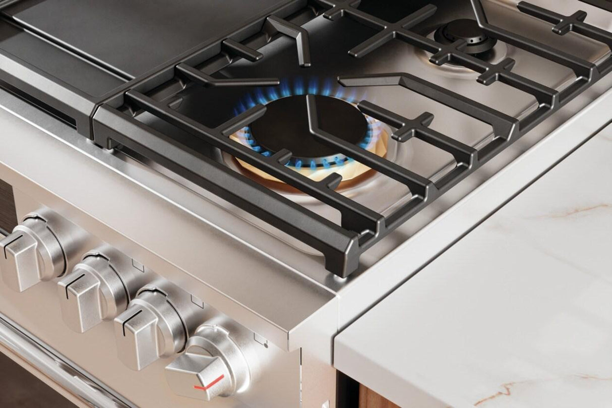 30" Gas Range with No Preheat and Air Fry