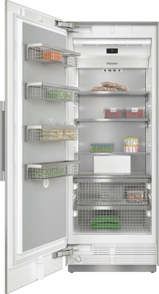 F 2812 SF Stainless steel/CleanSteel - MasterCool™ freezer For high-end design and technology on a large scale.