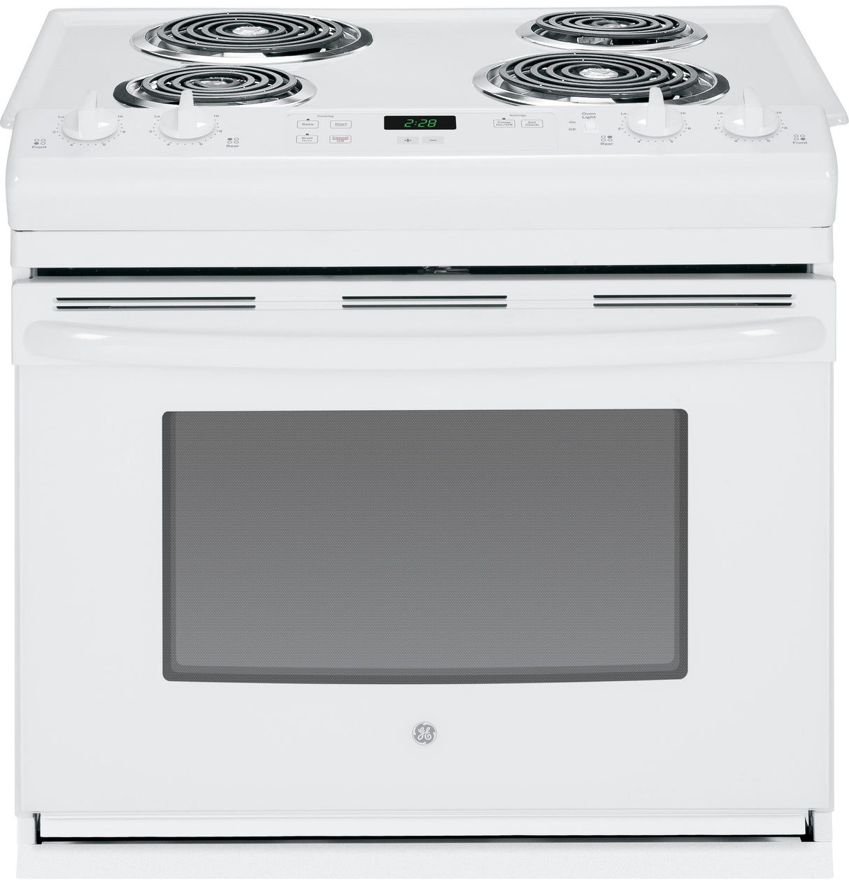 GE® 30" Drop-In Electric Range