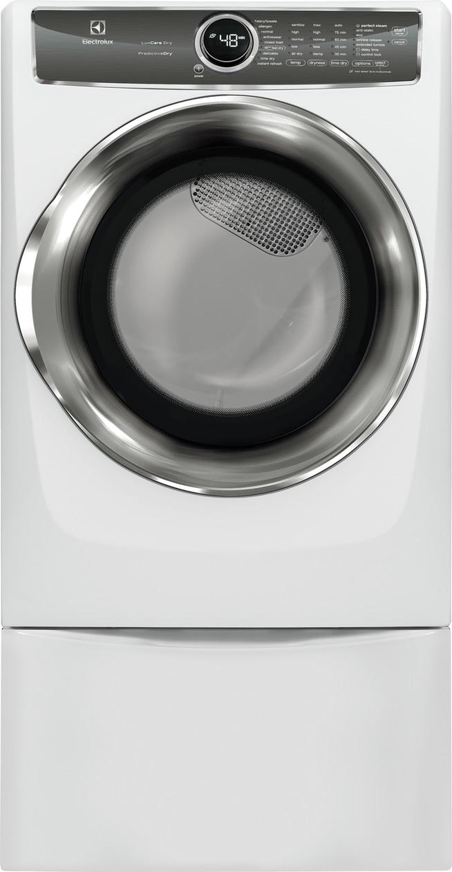 Electrolux Front Load Perfect Steam™ Electric Dryer with PredictiveDry™ and Instant Refresh - 8.0. Cu. Ft.