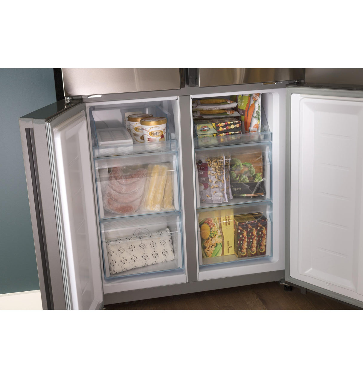 Haier ENERGY STAR® 16.4 Cu. Ft. Quad Door Refrigerator