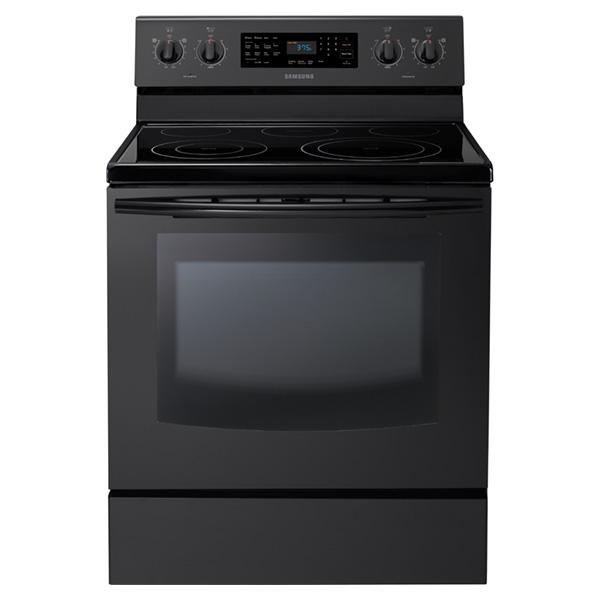 New 5.9 cu. ft. Large Capacity Electric Range (Black)
