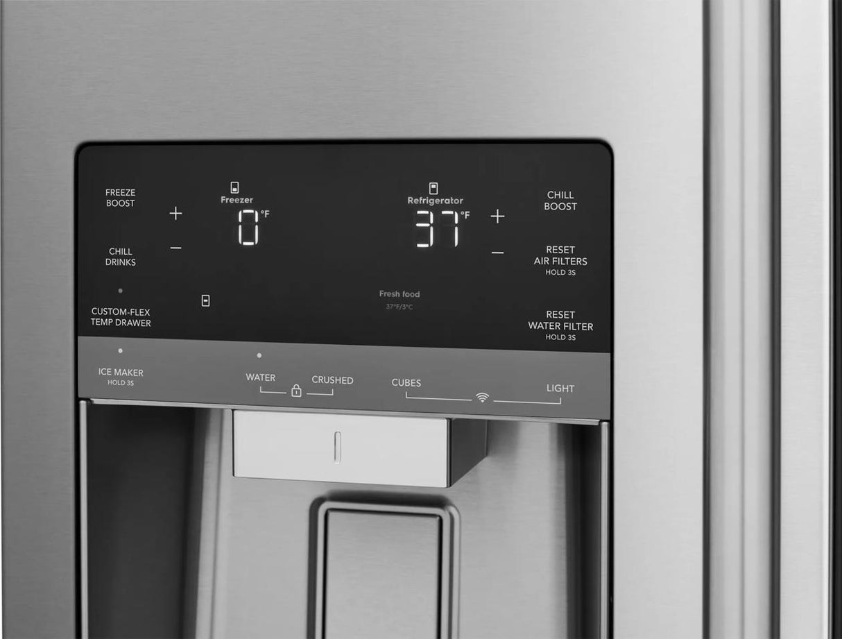 21 Cu. Ft. Counter-Depth 4-Door French Door Refrigerator